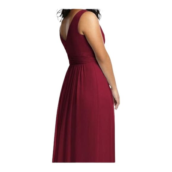 New ~  DESSY COLLECTION ~ Gorgeous Burgundy full length dress- sz 2R FALL - Picture 2 of 8